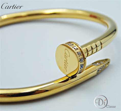 pulsera cartier clavo diamantes|pulsera cartier tornillos.